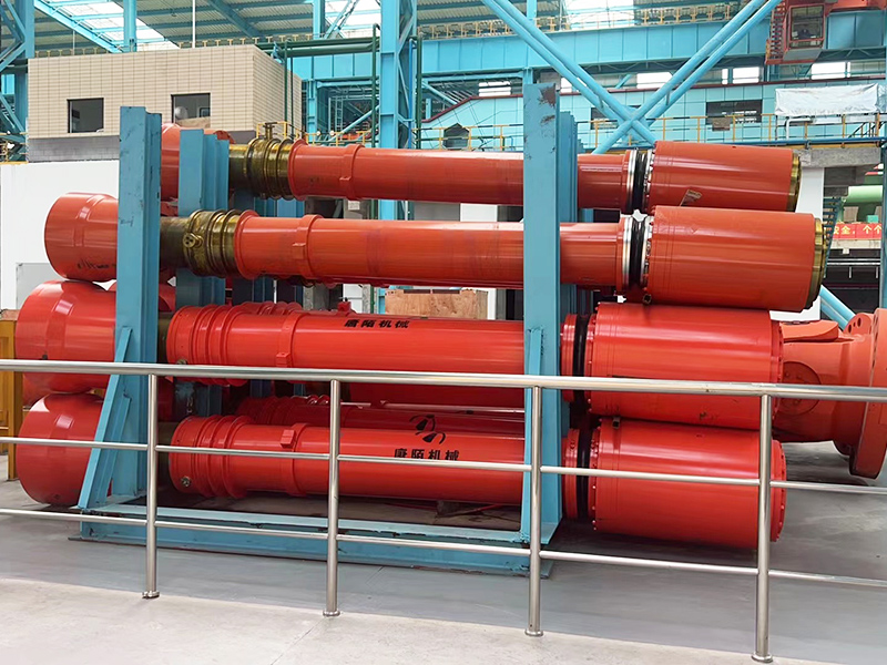 Reemplazo de los ejes cardán para el molino de acabado por husillos de engranajes de tambor